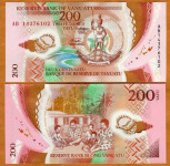 VANUATU 200 VATU 2014 polimer UNC