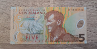 Nova Zelandija 5$ AU UNC