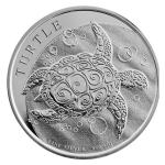 1 oz SREBRNIK Niue Hawksbill Turtle 2022 2 dollars želva (otaku)