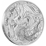 Australija 1 oz  srebrnik SINGLE DRAGON MYTHS & LEGENDS 2022 trezor)