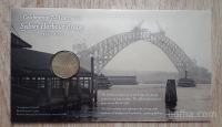 AVSTRALIA 1 dollar 2007 S Sydney Harbour Bridg UNC coin card