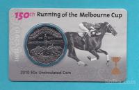 AVSTRALIA 50 cents 2010 Konjske dirke UNC coin card