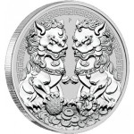 Avstralija 1 oz srebrnik GUARDIAN LIONS 2020 (trezor)