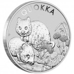 Avstralija 1 oz srebrnik QUOKKA 2022 (trezor)