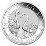 Avstralija 1 oz srebrnik Silver Swan 2022 (trezor)