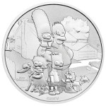 Avstralija 1 oz srebrnik The SIMPSONS FAMILY 2021 (trezor)