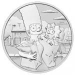 Avstralija 1 oz srebrnik The SIMPSONS MARGE & MAGGIE 2021 (trezor)