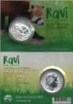 Avstralija 1$ Ravi Red Panda  srebrnik