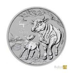 Avstralski 1 oz sreb. Lunar 3 Ox 2021 (trezor)