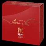 Avstralski srebrnik - leto podgane 2020 - dome shaped coin