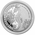 Barbados 1 oz srebrnik Caribbean Seahorse 2023 (trezor)