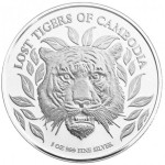 Cambodia 1 oz srebrnik Lost Tigers of Cambodia 2022 (trezor)