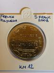 Francoska Polinezija 5 Franc 2008