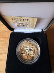HORUS EYE Gilded Egypt Silver Coin 1$ Fiji 2012