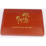 ŠKATLA za SREBRNIKE KONJ BRUMBY AVSTRALIJA -NOVO-