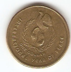 KOVANEC  1 dollar  1986  spominski Avstralija