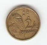 KOVANEC 2 dolarja 1988,89  Avstralija