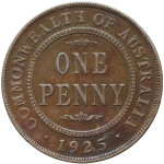 LaZooRo: Avstralija 1 Penny 1925 VF/XF
