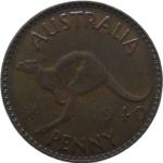 LaZooRo: Avstralija 1 Penny 1940 XF