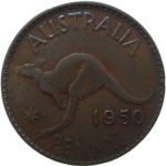 LaZooRo: Avstralija 1 Penny 1950 XF