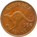 LaZooRo: Avstralija 1 Penny 1956 PROOF