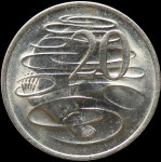 LaZooRo: Avstralija 20 Cents 1976 UNC