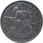 LaZooRo: Nova Zelandija 1 Shilling 1934 XF - Srebro