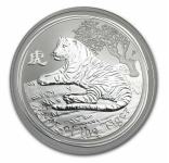 Lunar Serie II, 2010 – Year of the Tiger, 2oz.