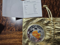 NANO SPACE Exploration of the Universe Silver Coin 10$ Cook Islands 20
