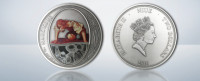NARCISSUS Greek Myth Mirror 1 Oz 2$ Niue 2016 Ag