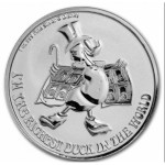 Niue 1 oz srebrnik Disney's DISNEY SCROOGE McDUCK 2022  (trezor)