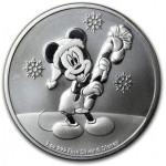 Niue 1 oz srebrnik DISNEY Mickey Mouse CHRISTMAS 2020 (trezor)