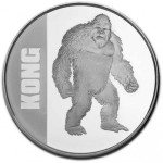 Niue 1 oz srebrnik Godzilla vs. Kong: KONG 2021 (trezor)