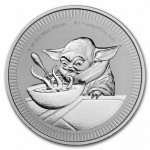 Niue 1 oz srebrnik STAR WARS 2022 BABY YODA GROGU (trezor)