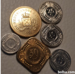 NIZOZEMSKI ANTILI - set kovancev, mix letnice, unc