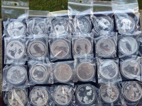 OZ SREBRNIKI SLON PANDA KOALA KOOKABURRA 2021-2025 LOT 24 KOM NOVO