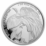 Papua New Guinea srebrnik 1 oz Bird of Paradise 2023 (trezor)
