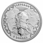 SIERRA LEONE srebrnik 1 oz Elephant 2023 (trezor)
