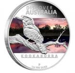 Srebrnik 1oz Discover Australia 2012 Kookaburra Proof