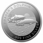 Srebrnik Avstralija 1oz $1 (AUD) Fraser's Dolphin 2021 (trezor)