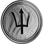 Srebrnik Barbados 1 oz Trident 2020 (trezor)
