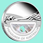 Srebrnik BISER, iz serije Zakladi Avstralije, prodam