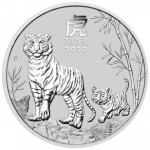 Srebrnik Lunar III - 2022 - leto tigra - 1oz - Year of the Tiger