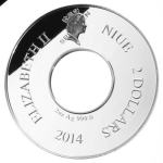 Srebrnik Niue – 2014 – 2 dollar – Rotating Year of the Horse (PROOF)