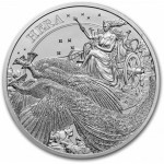 Srebrnik St. Helena 1oz HERA & The PEACOCK 2022 (trezor)