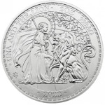 Srebrnik St. Helena 1oz UNA and the LION 2022 (trezor)