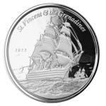Srebrnik St. Vincent & Grenadines 2022 1oz WAR SHIP (trezor)