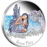 Srebrnik Tuvalu 2015 1/2 oz SNOW FAIRY Proof (trezor)