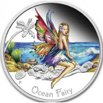 Srebrnik Tuvalu 2016 1/2 oz OCEAN FAIRY Proof (trezor)