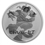 Srebrnik Tuvalu STREET FIGHTER 2022 CHUN LI (trezor)